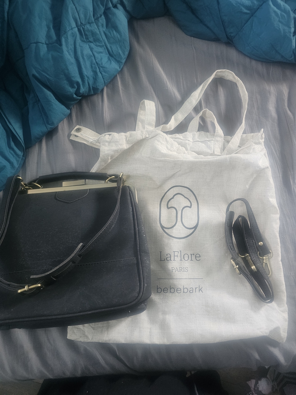 Laflore Paris Bebebark Black Bag